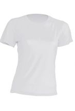 T-shirt JHK, damski sportowy - SPORT T-SHIRT LADY - WHITE