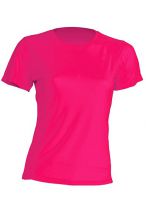 T-shirt JHK, damski sportowy - SPORT T-SHIRT LADY - FUCSIA FLUOR