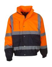 Dwukolorowa kurtka Fluo Bomber