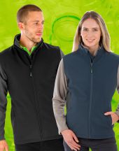 Damski Bezrękawnik Softshell 2-Warstwowy Recycled