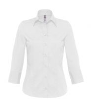 Bluzka Milano/women Popelin Shirt 3/4 sleeves