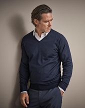 Męski Sweter V-Neck