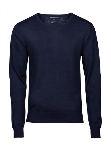 Męski Sweter V-Neck