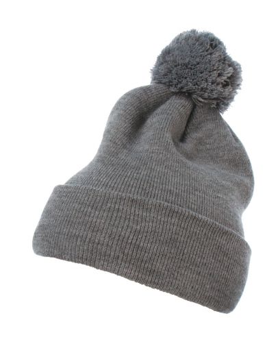 Czapka Cuffed Pom Pom Knit