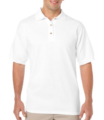 Męskie gładkie polo DryBlend Jersey