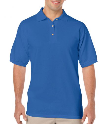 Męskie gładkie polo DryBlend Jersey