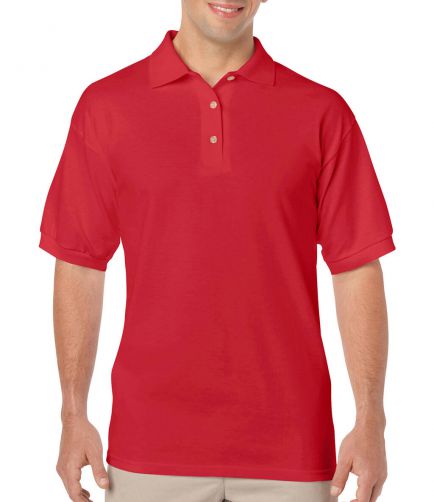 Męskie gładkie polo DryBlend Jersey