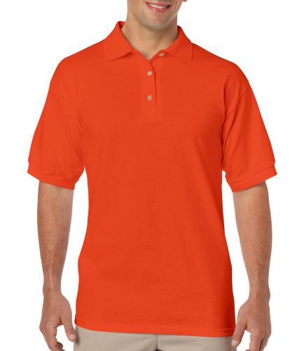 Męskie gładkie polo DryBlend Jersey