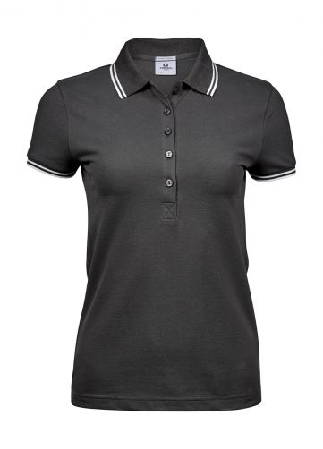 Damskie polo Luxury Stripe Stretch