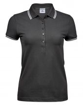 Damskie polo Luxury Stripe Stretch