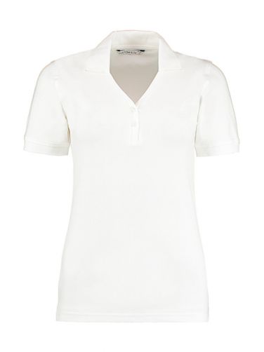 Damskie polo V-neck Regular Fit Comfortec®