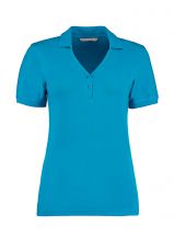 Damskie polo V-neck Regular Fit Comfortec®