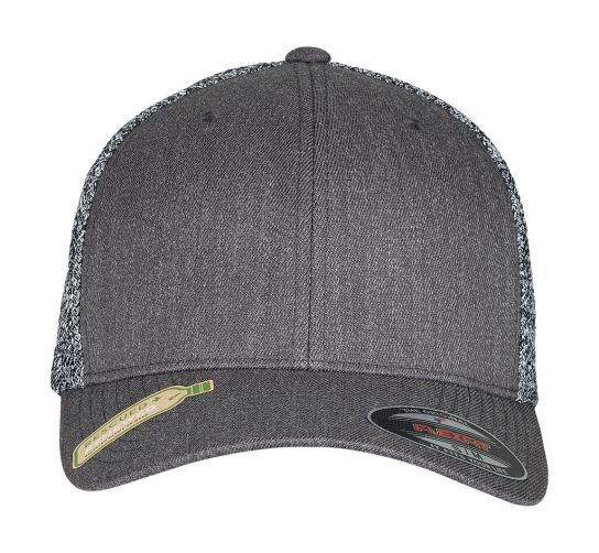 Czapka z daszkiem Flexfit Trucker Melange Mesh