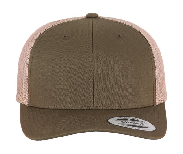 Dwukolorowa czapka Retro Trucker