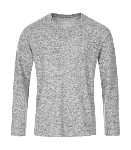 Męski dzianinowy sweter z długim rękawem