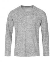 Męski dzianinowy sweter z długim rękawem