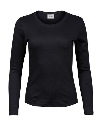 T-Shirt Damski z długim rękawem Interlock