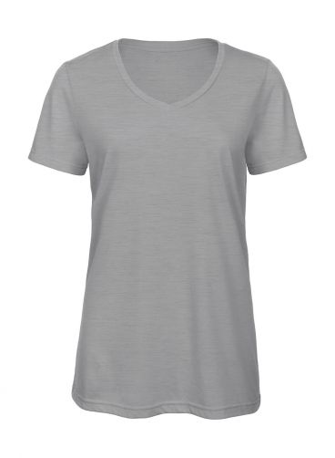 Damski T-Shirt V-Neck V Triblend