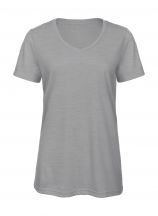 Damski T-Shirt V-Neck V Triblend