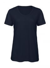 Damski T-Shirt V-Neck V Triblend