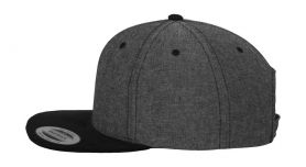 Czapka z daszkiem Chambray-Suede Snapback