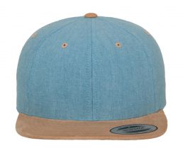 Czapka z daszkiem Chambray-Suede Snapback