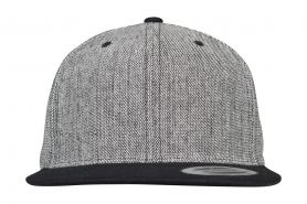 Czapka z daszkiem Melange Solid Snapback