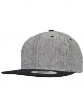 Czapka z daszkiem Melange Solid Snapback