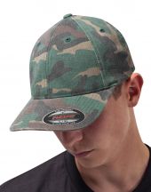 Czapka z daszkiem Flexfit Garment Washed Camo