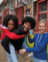 Damska bluza z kapturem Contrast Hoodie