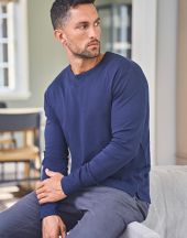 T-shirt męski z długim rękawem Interlock