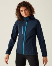 Damski Softshell Z Kapturem 3 Warstwowy Venturer