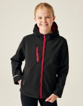 Dziecięcy 3-warstwowy Softshell z kapturem Ablaze