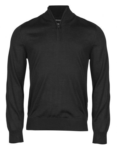Sweter z krótkim zamkiem