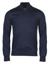Sweter z krótkim zamkiem