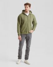 Bluza z kapturem zapinana na zamek Premium