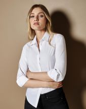 Bluzka Popelinowa Tailored Fit