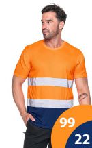 T-shirt Mark The Helper Hi-Vis Duo