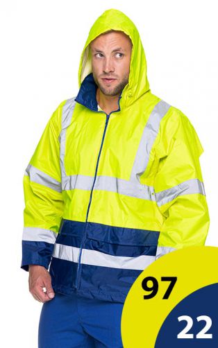 Kurtki Mark The Helper Hi-Vis Rain