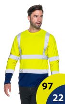 T-shirt Mark The Helper Hi-Vis Long