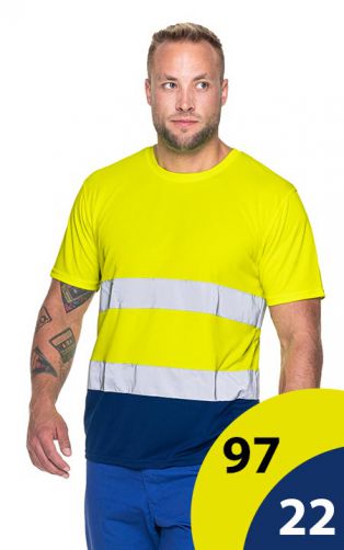 T-shirt Mark The Helper Hi-Vis