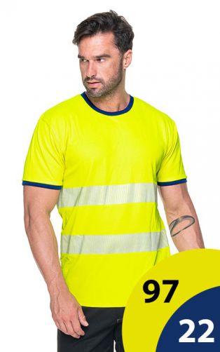 T-shirt Mark The Helper Hi-Vis Print