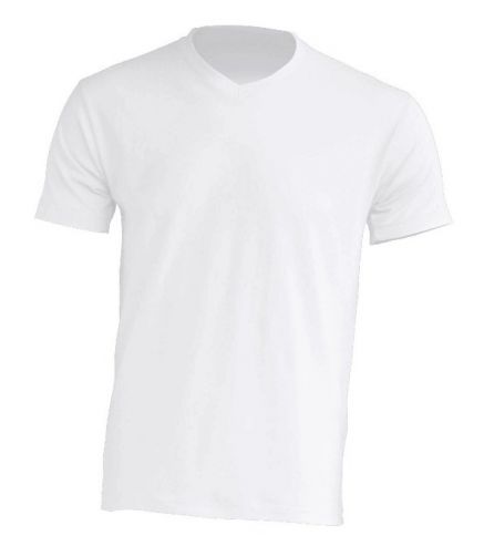 T-Shirt V-neck JHK TSUA PICO WHITE