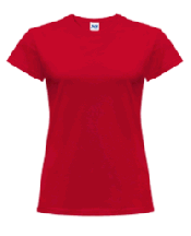 T-shirt damski JHK TSRLPRM - RED-