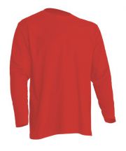 T-Shirt męski z długim rękawem TSRA150LS - WARM RED