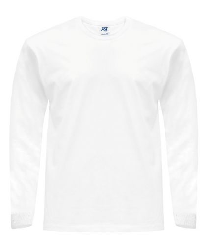 T-Shirt męski z długim rękawem TSRA170LS - WHITE
