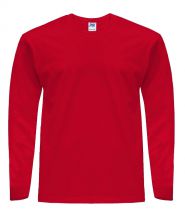 T-Shirt męski z długim rękawem TSRA170LS - RED
