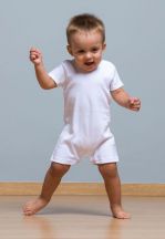 BABY PLAYSUIT - WHITE