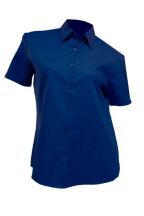 Koszula damska z krótkim rękawem SHLOXFSS ROYAL BLUE