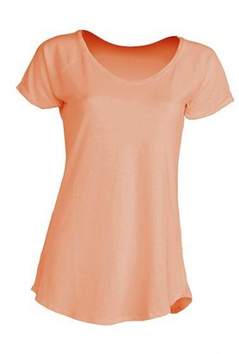 Bluzka damska JHK Slub Lady TSUL SLB - ORANGE NEON